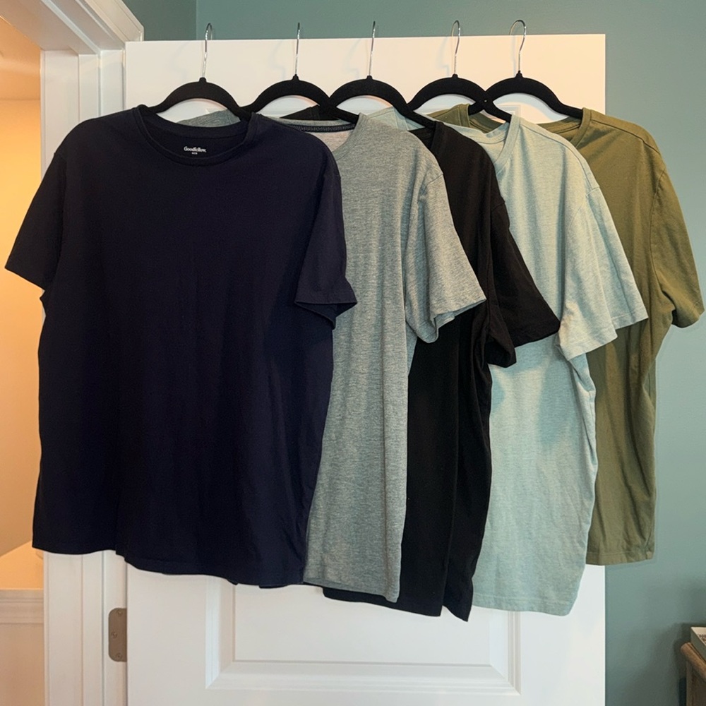 Mixed Men's Casual Shirts Bundle - Navy, Green, Black OBO